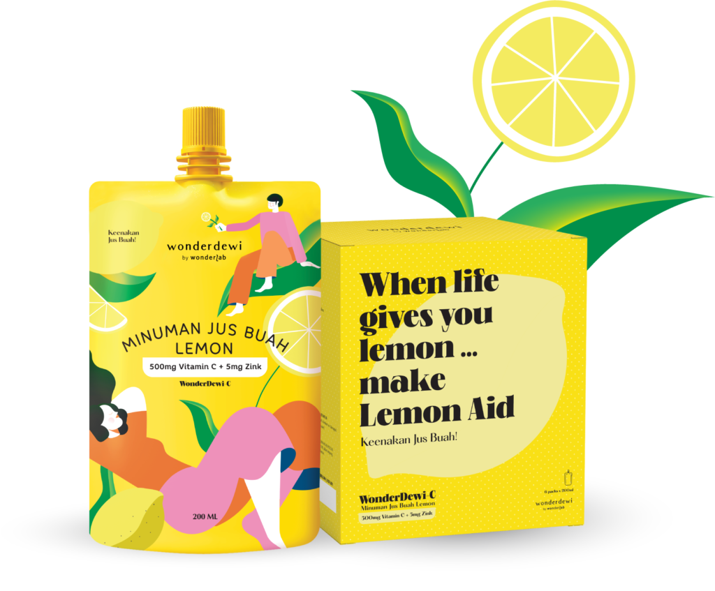 VitaminC Fruit Juice Drink Wonderlab Brunei