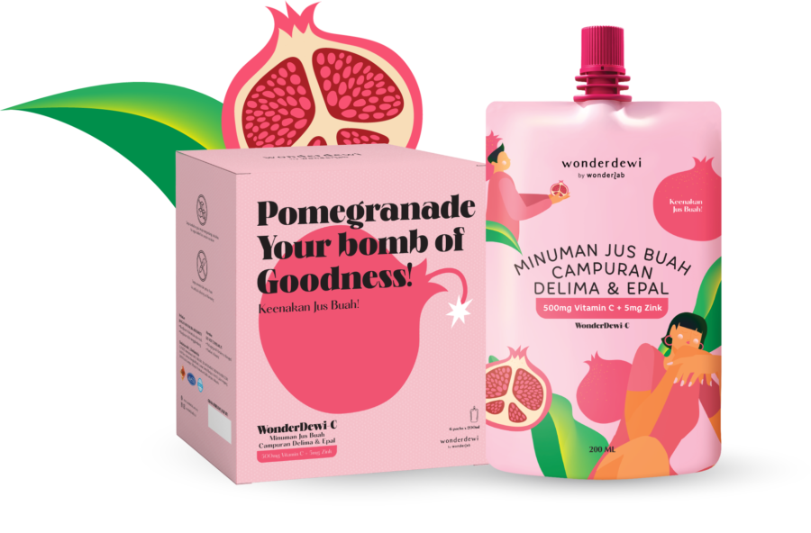 VitaminC Fruit Juice Drink Wonderlab Brunei